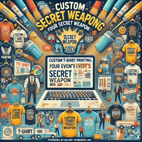 Why Custom T-Shirt Printing is the Secret Weapon for Your Next Event | KOLONY BRANDING INC