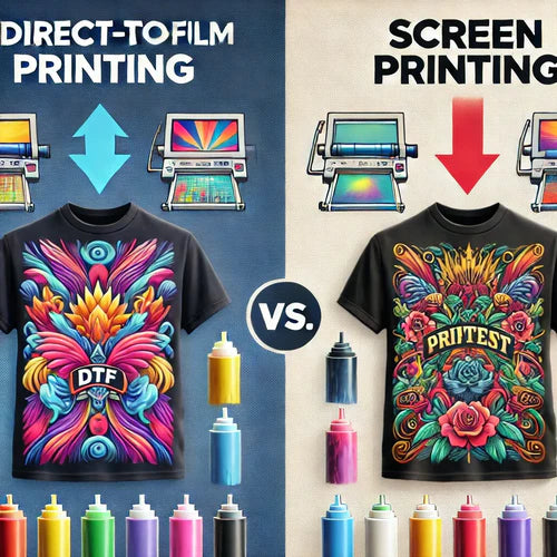 Comparing DTF to Screen Printing: Selecting the Right Print Method for Your Business