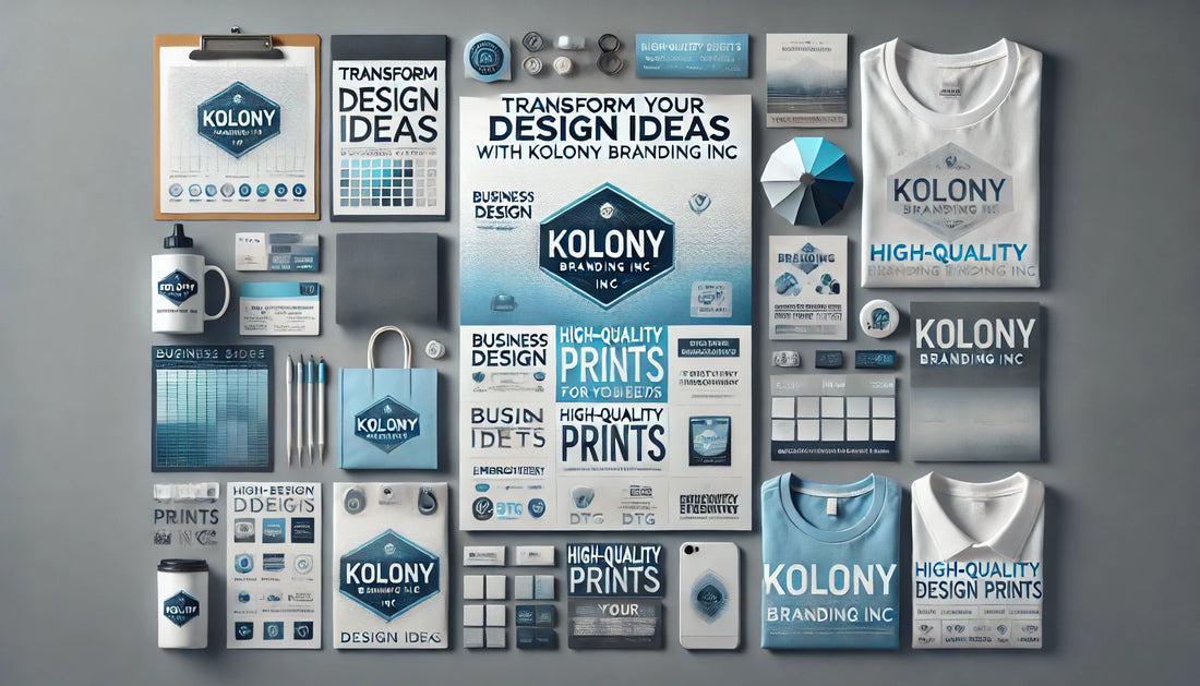 Get High-Quality Prints: How KOLONY BRANDING INC Transforms Your Design Ideas